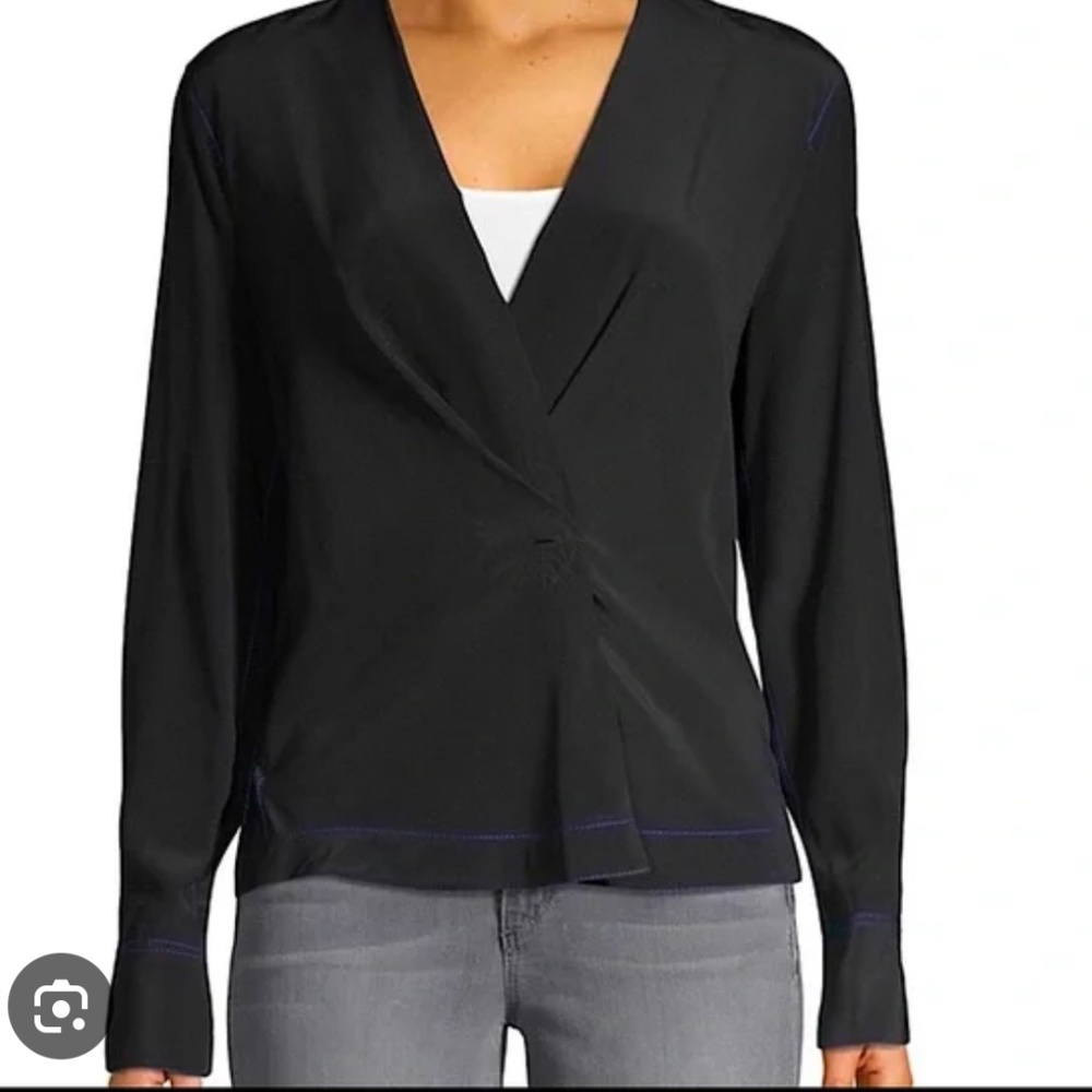 NWT Rag and bone shields 100 silk top size XS